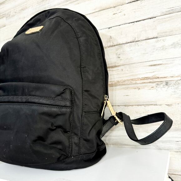 Michael Kors Women Black Nylon Jet Set Travel Large Backpack - Picture 3 of 8